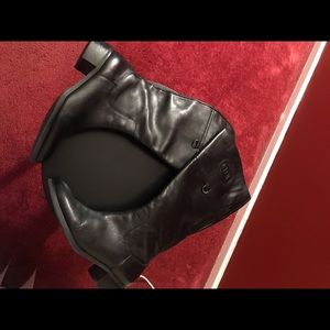 Aigener wide calf black boots